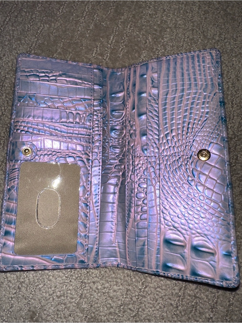 🪻Brahmin Large Duxbury and Ady Wallet in Frosted Lilac 🪻 - Picture 11 of 11